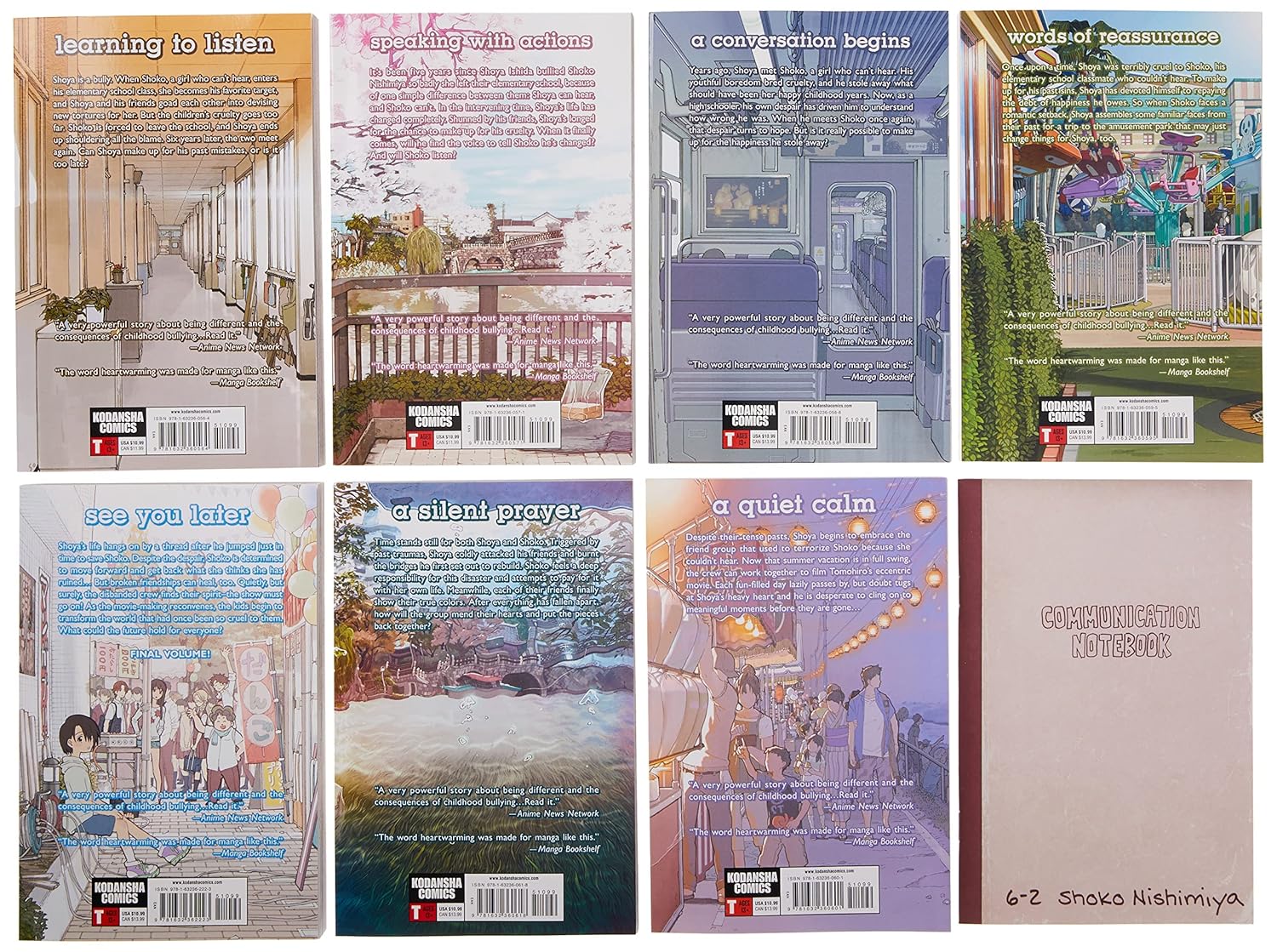 A Silent Voice Complete Series Box Set Paperback – Box set, December 19, 2017