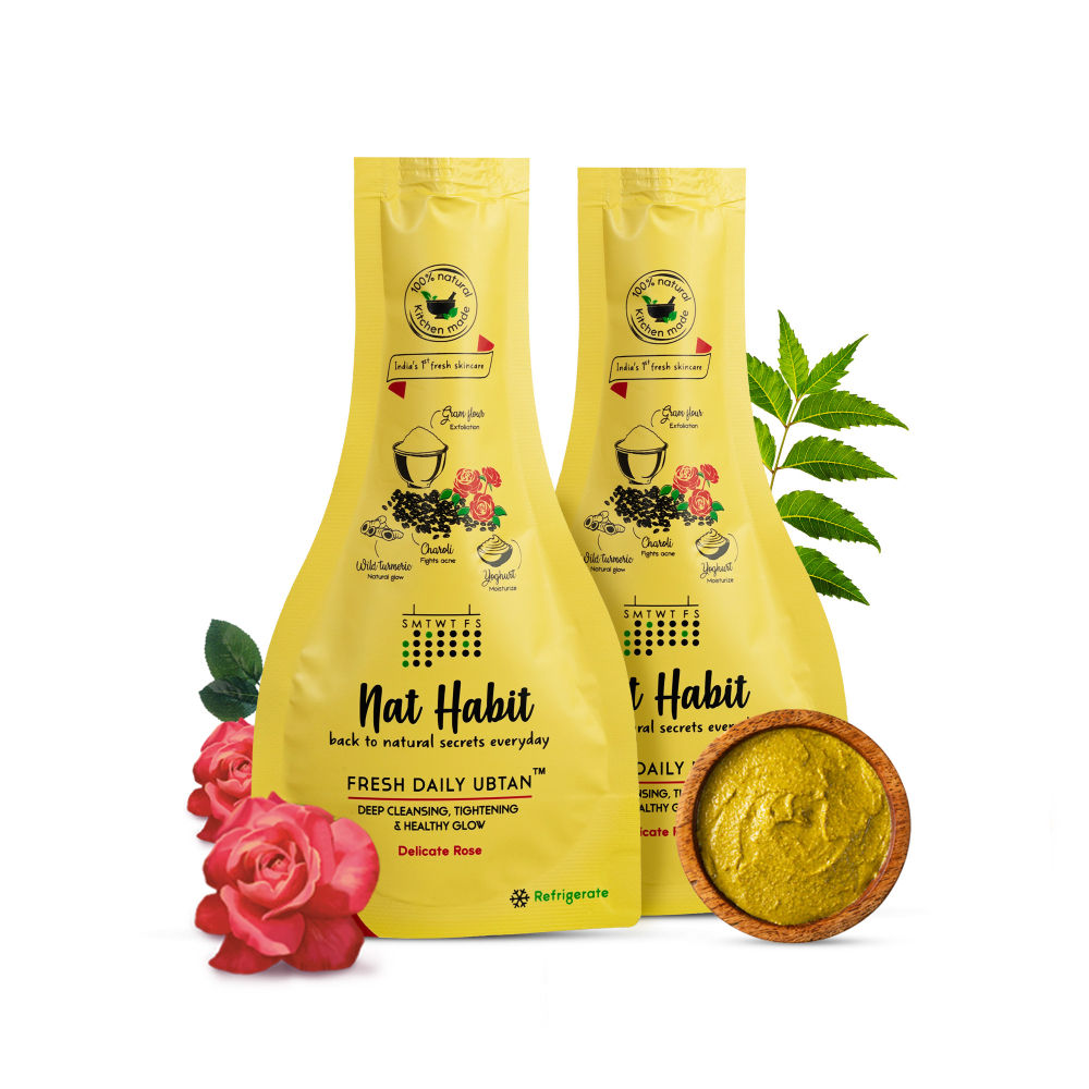 Nat Habit Delicate Rose Daily Ubtan Cleanser image 3