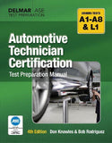 Book cover of Automotive Technician Certification Test Preparation Manual 4th