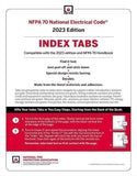 Book cover of NFPA 70 National Electrical Code (NEC) Index Tabs 2023 Edition