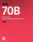 Book cover of NFPA 70B Standard for Electrical Equipment Maintenance 2023 Edition
