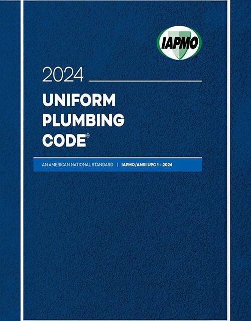 2024 Uniform Plumbing Code (UPC) Softcover with Tabs | IAPMO/ANSI | ISBN: 978-1944366919 ISBN 9781944366919 Paperback bookcover – AVRBOOKS
