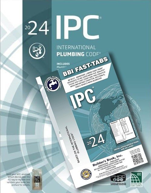2024 International Plumbing Code Book Plus Fast Tabs (Combo) ISBN 9781959851738 Paperback bookcover – AVRBOOKS