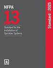 Book cover of NFPA 13 2025 Edition | Installation of Sprinkler Systems