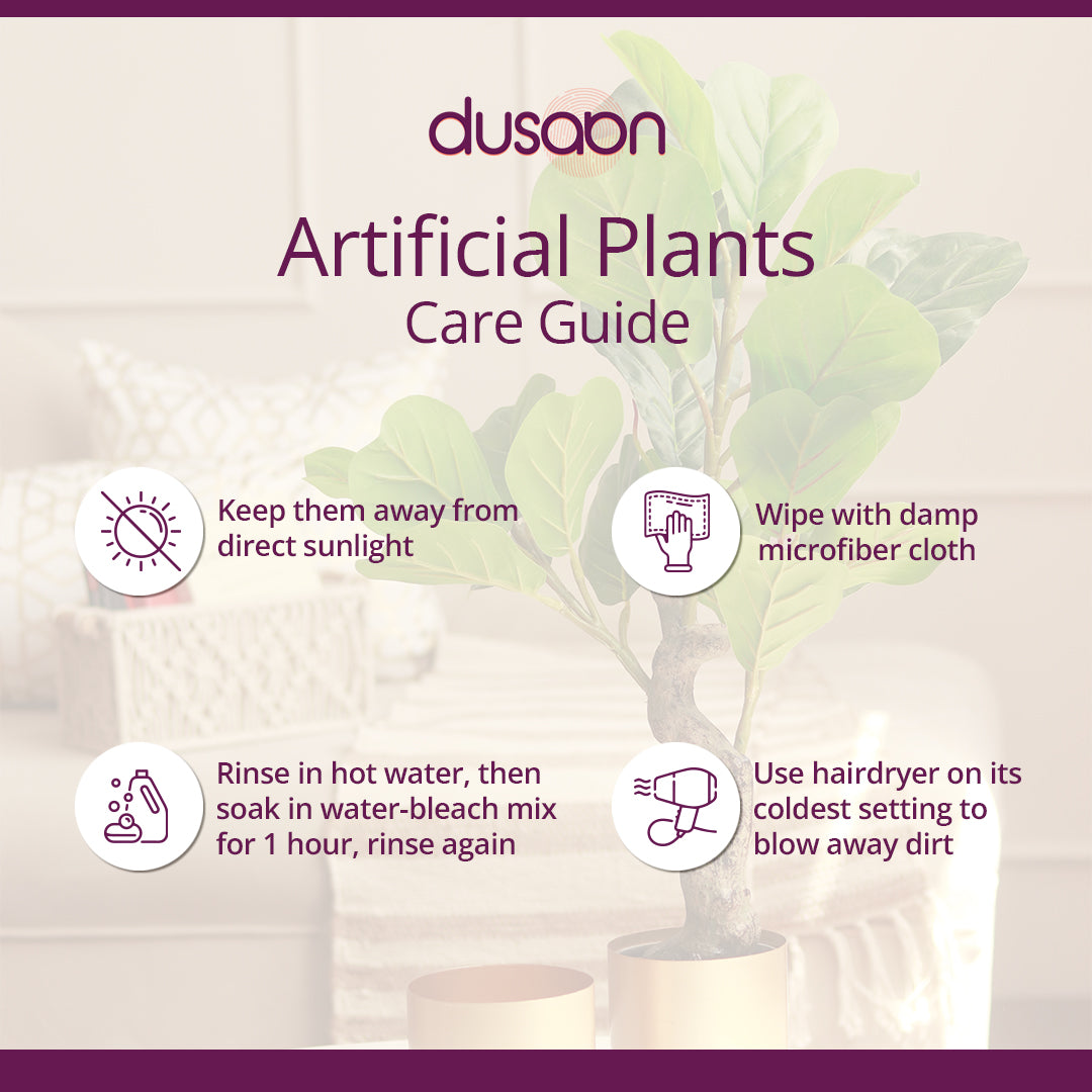 Artificial Golden Monstera Leaves | Set of 3 image 7