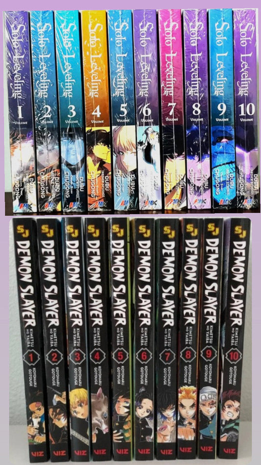 Book cover of Action Hit Manga Bundle : Solo Leveling Manga Series, Vol 1-10