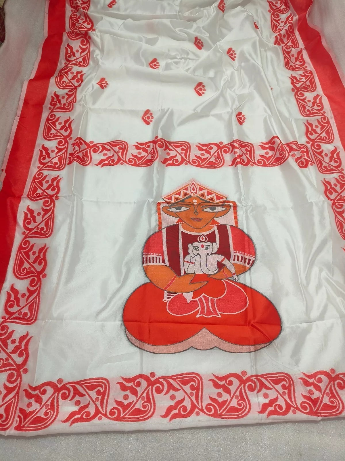 Wedding Wear Banarasi Soft Silk Saree & Blouse image 9