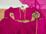Premium Georgette & Sequence Work Lehenga Choli With Dupatta image 9