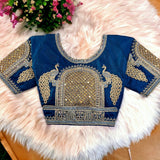 Silk Embroidery Work Blouse image 1