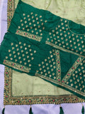 Royal Soft Organza With Heavy Embroidery Work Saree & Blouse image 9