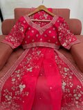 Pure Soft Rangoli With Embroidery Sequence And Zari Work Saree & Blouse image 9