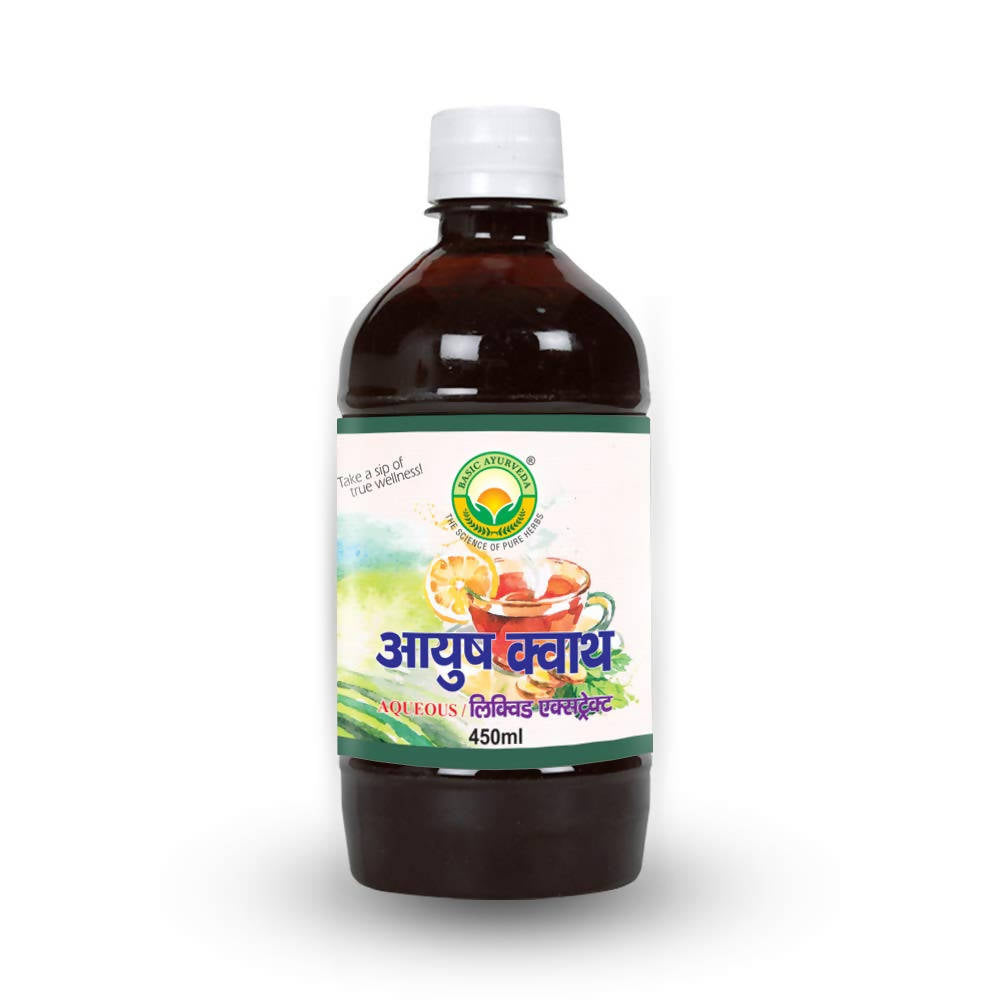 Basic Ayurveda Ayush Kwath Liquid Extract - 450 ml image 3