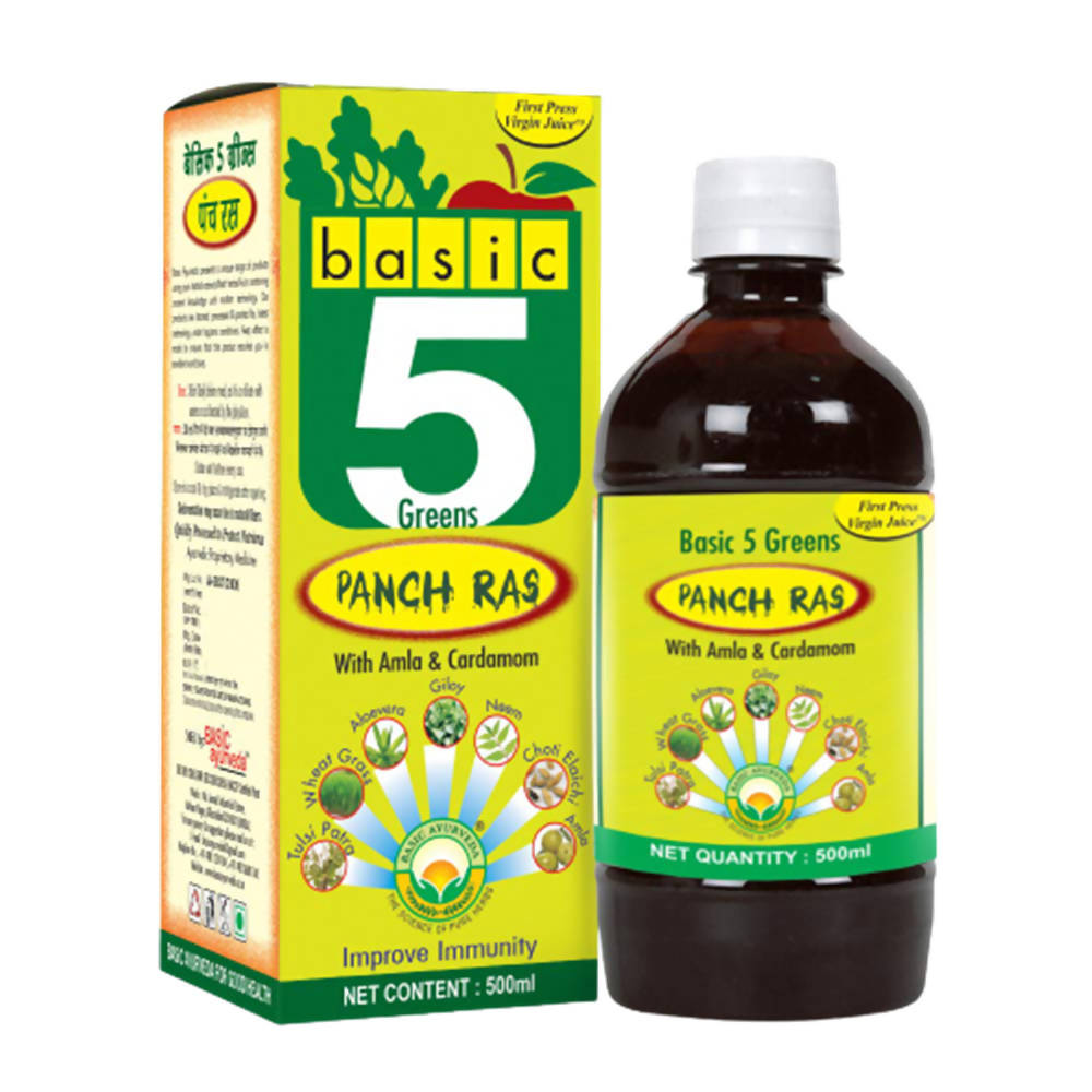 Basic Ayurveda Basic 5 Green Panch Ras - 500 ml image 1