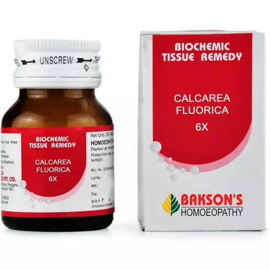 Bakson's Homeopathy Calcarea Fluorica Tablets image 1
