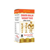 Basic Ayurveda Swarn Malni Vasant Ras (With Gold) Tablets - 30 Tablets image 1