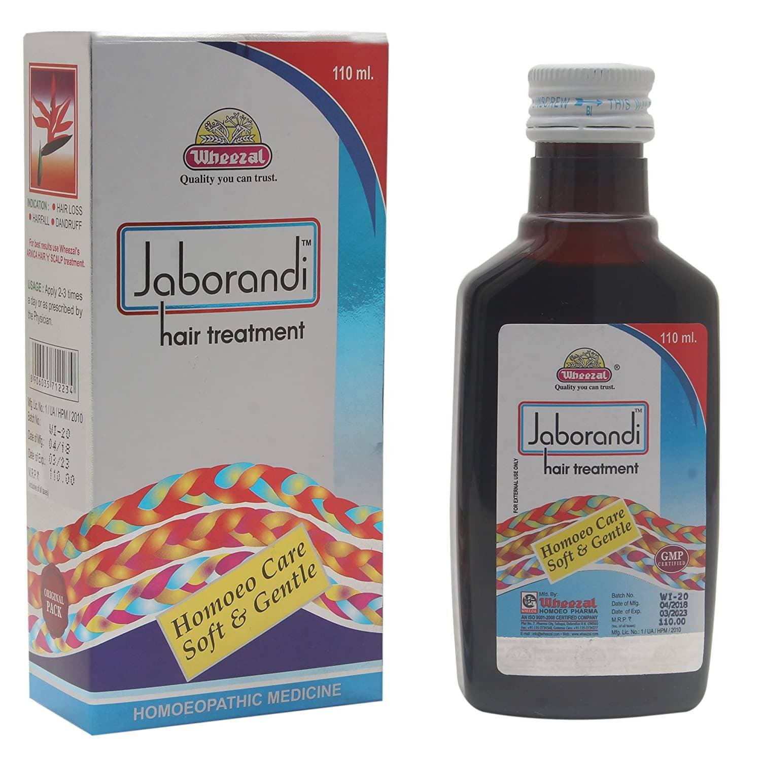 Wheezal Homeopathy Jaborandi Hair Treatment image 1