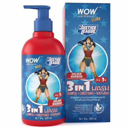 Wow Skin Science Kids 3 in 1 Wash - 300 ml image 1