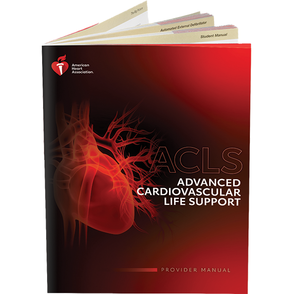 Advanced Cardiovascular Life Support Provider Manual  ACLS ISBN: 9781616697723 ISBN 9781616697723 Paperback bookcover – AVRBOOKS
