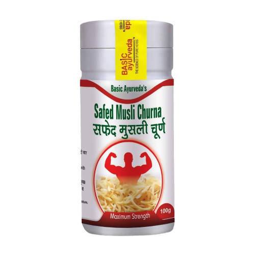 Basic Ayurveda Safed Musli Churna - 100 gms image 1