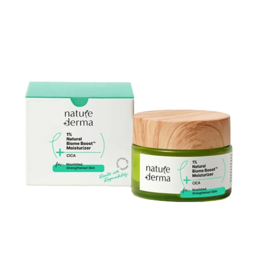 Nature Derma 1% Natural Biome-Boost Moisturizer With CICA -50 ml image 1