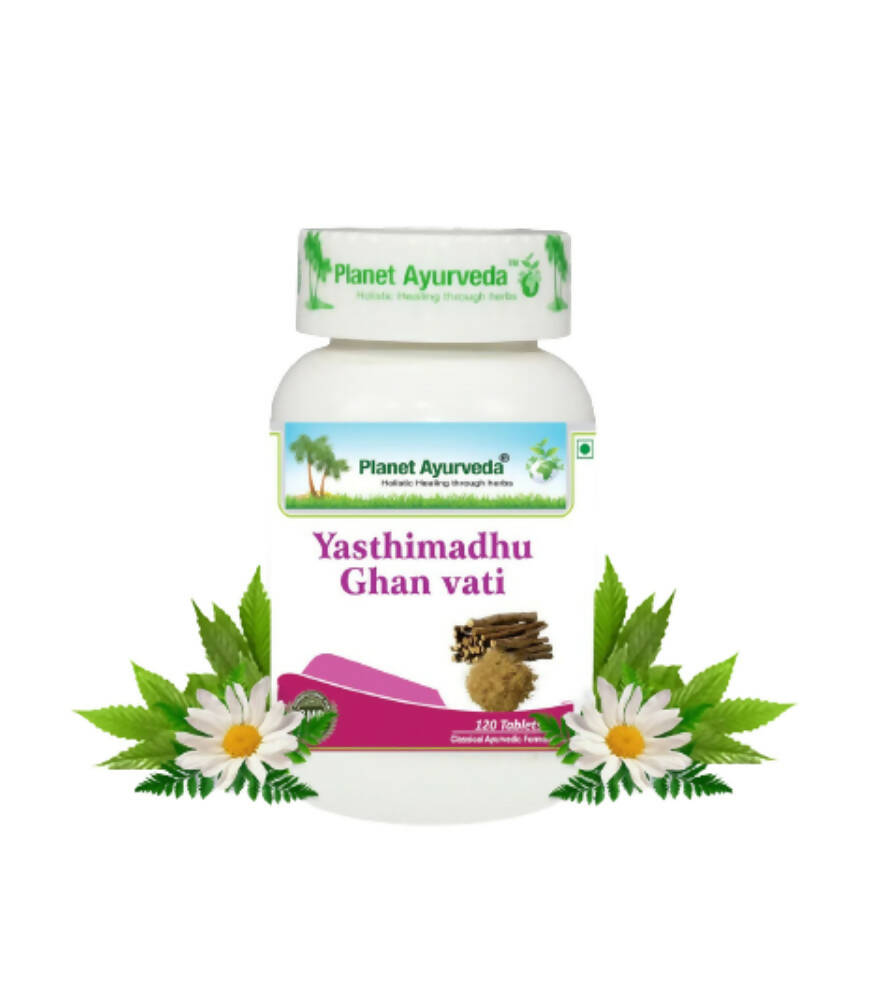 Planet Ayurveda Yasthimadhu Ghan Vati - 120 tabs image 2