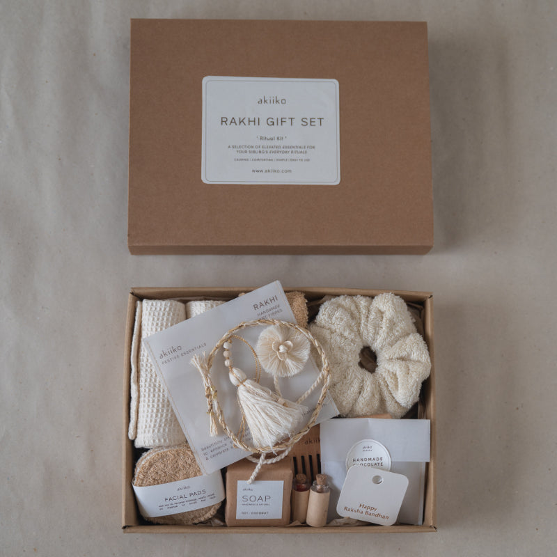 Care Ritual Kit With Rakhi | Gift Hamper image 1