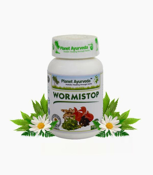Planet Ayurveda Wormistop Capsules - 60 tabs image 1