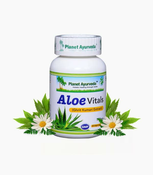 Planet Ayurveda Aloe Vitals Capsules - 60 tabs image 1