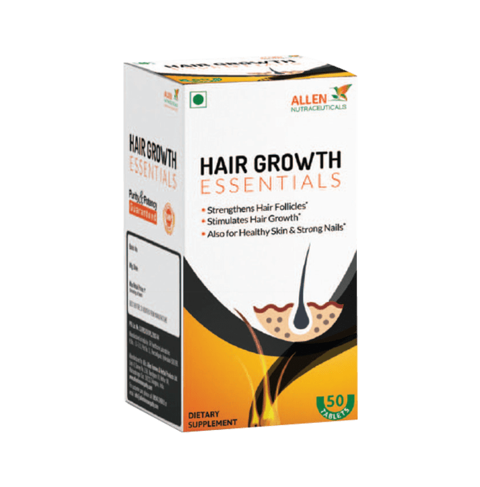 Allen Homeopathy Hair Growth Essentials Tablets image 1