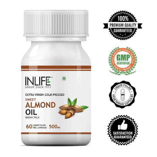 INLIFE Sweet Almond Oil Supplement - 60 tabs image 4