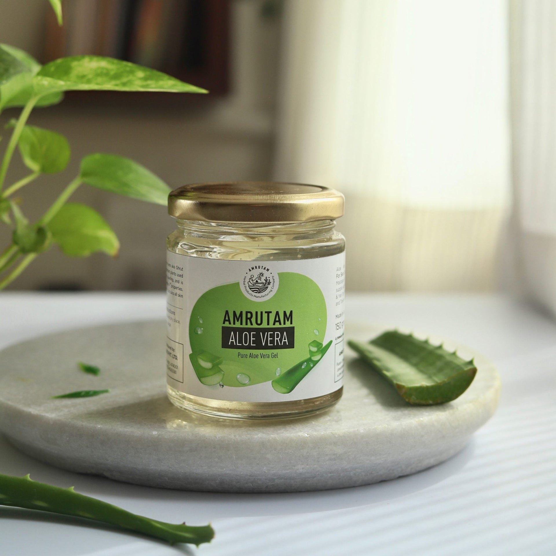Amrutam Aloe Vera Gel - 150 gms image 1