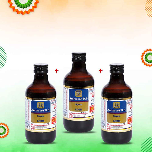 AIMIL Amlycure D.S. Syrup - 200ml (Pack of 3) image 1
