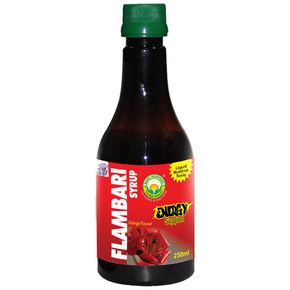 Basic Ayurveda Flambari Syrup - Orange Flavor - 250 ml image 3