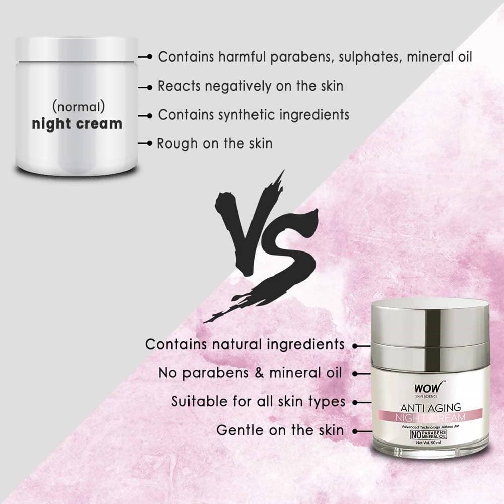 Wow Skin Science Anti Aging Night Cream - 50 ml image 5