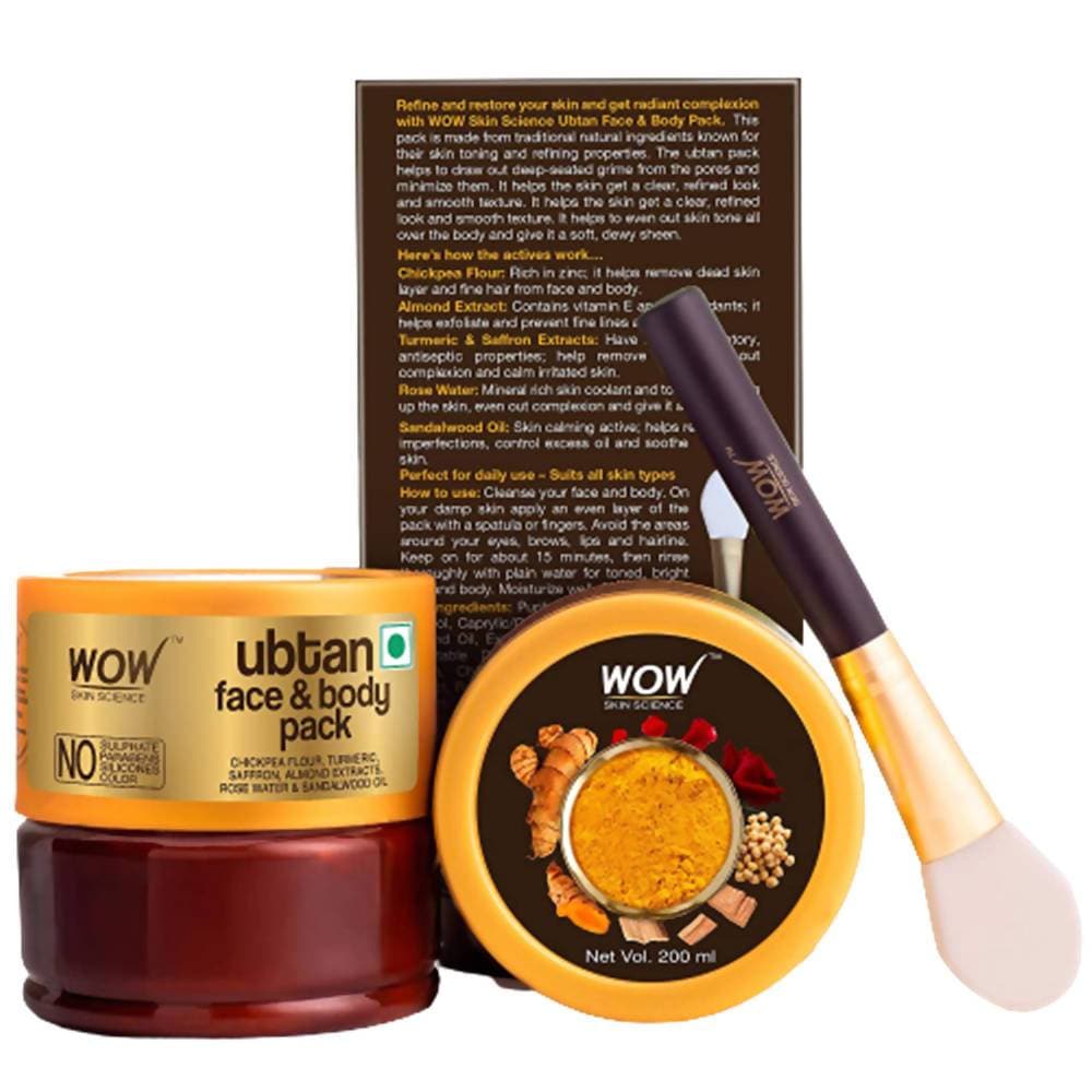 Wow Skin Science Ubtan Face & Body Pack - 200 ml image 3
