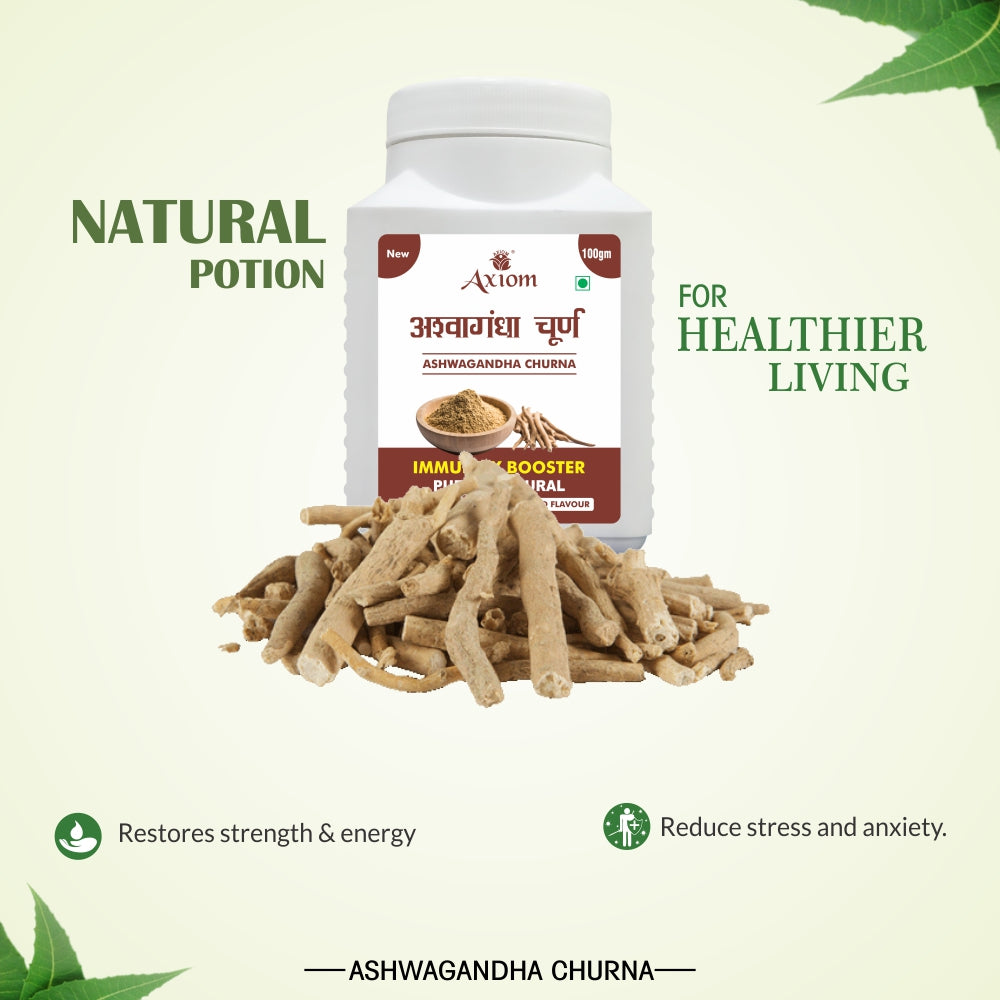 Jeevan Ras Axiom Ashwagandha Churna -100 gm image 3