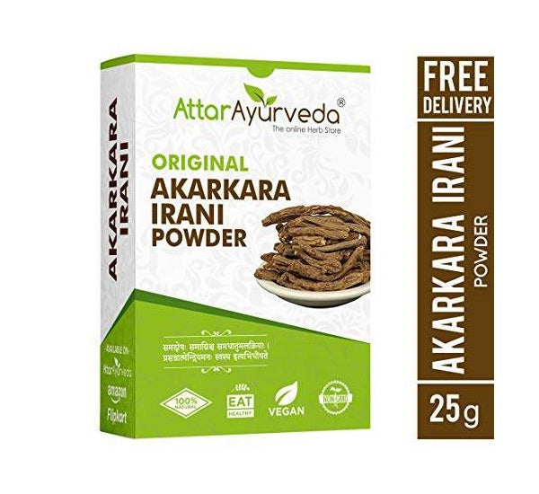 Attar Ayurveda Original Akarkara Irani/Akarkara Asli/Anacyclus Pyrethrum (Powder) image 3