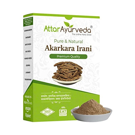 Attar Ayurveda Original Akarkara Irani/Akarkara Asli/Anacyclus Pyrethrum (Powder) image 2