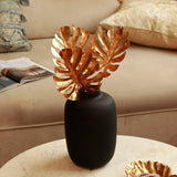 Artificial Golden Monstera Leaves | Set of 3 image 2