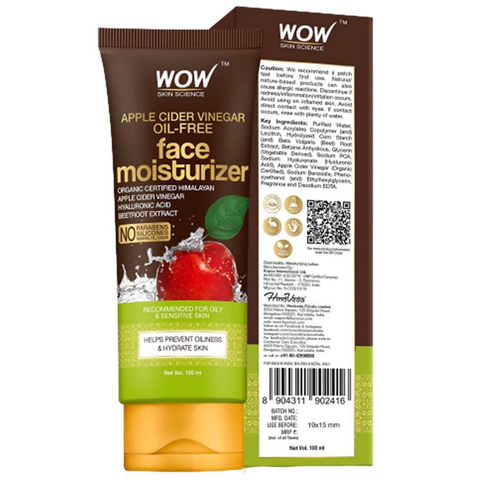 Wow Skin Science Apple Cider Vinegar Oil Free Face Moisturizer - 100 ml image 3