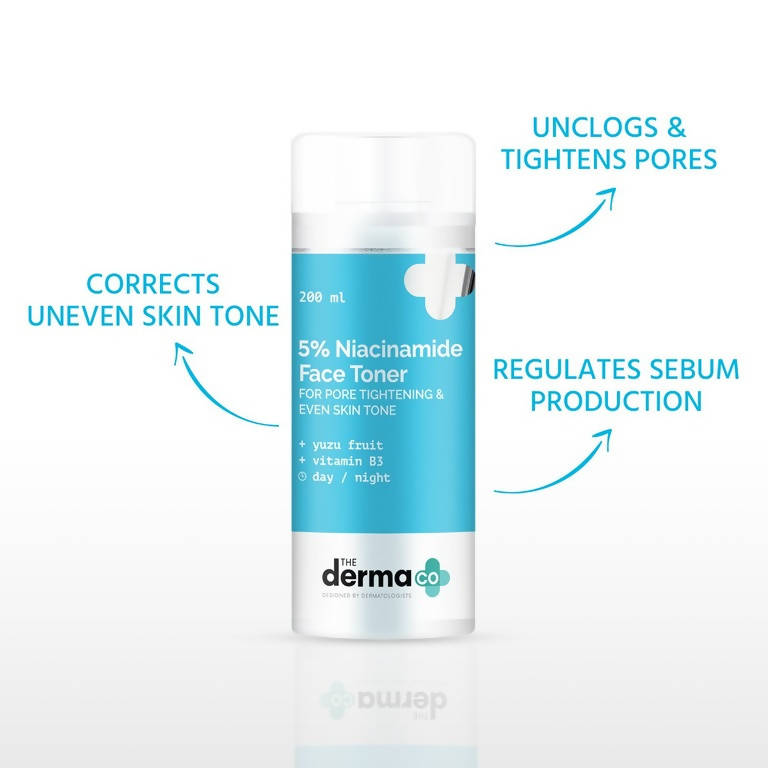 The Derma Co 5% Niacinamide Face Toner for Pore Tightening & Even Skin Tone - 200 ml image 2