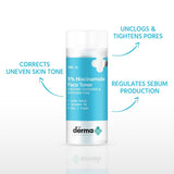 The Derma Co 5% Niacinamide Face Toner for Pore Tightening & Even Skin Tone - 200 ml image 2