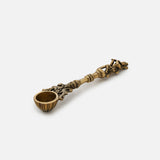 Brass Handcrafted Krishna Aarti Spoon image 3