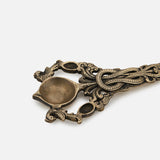 Brass Aarti Havan Spoon with Intricate Jaali Work image 4