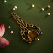 Brass Aarti Havan Spoon with Intricate Jaali Work image 1