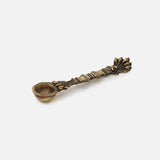 Brass Sheshnag Design Hawan Spoon for Pouring Ghee In Hawan Kund image 2