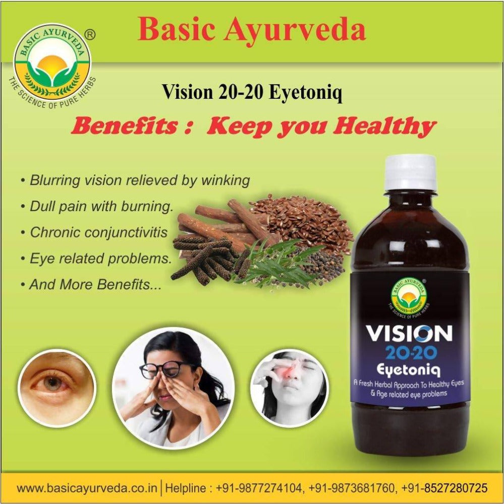 Basic Ayurveda Vision 20-20 Eyetoniq - 450 ml image 2