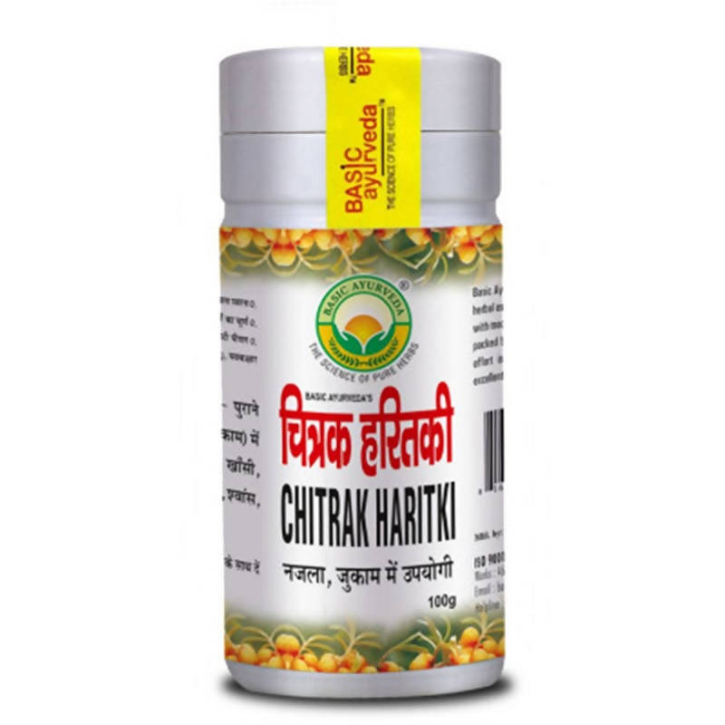 Basic Ayurveda Chitrak Haritki - 100 gms image 1