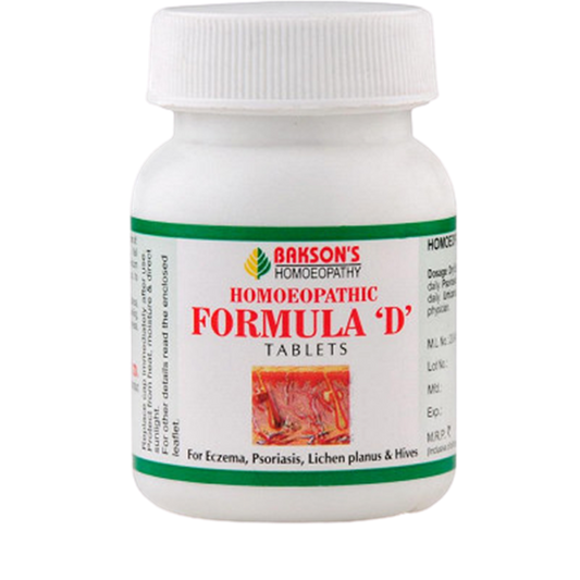 Bakson's Homoeopathic Formula D Tablet image 1