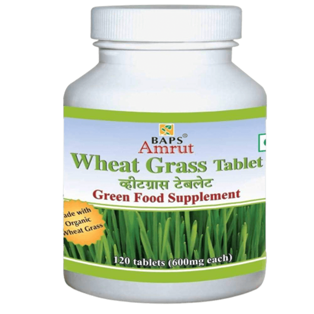 Baps Amrut Wheat Grass Tablets - 120 tabs image 1